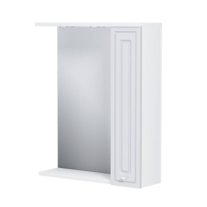 M41MPR0601WG Palace One, зеркало, частично зеркальный шкаф, правый, 60 см, с подсветкой, Белый M41MPR0601WG Palace One, зеркало, частично зеркальный шкаф, правый, 60 см, с подсветкой, Белый