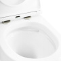 STYLUS-TOR Чаша подвесного унитаза безободкового с системой смыва "Торнадо",  CZR-6601-TH-TOR