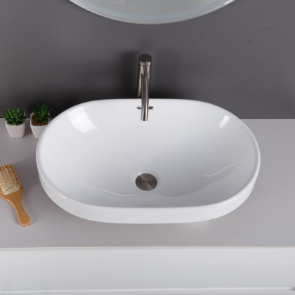 Раковина керамическая полувстраиваемая BB1004 Раковина керамическая полувстраиваемая BB1004