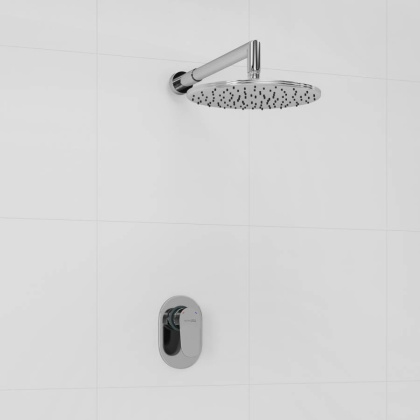 A12030 Встраиваемый комплект для душа с верхней душевой насадкой Wasserkraft A12030 Встраиваемый комплект для душа с верхней душевой насадкой Wasserkraft