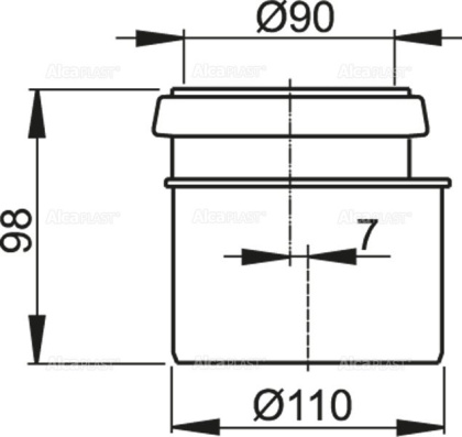 Соединитель комплект для DN90/110 Соединитель комплект для DN90/110
