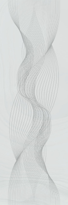 Декор Веро голубой светлый глянцевый обрезной 40x120x1