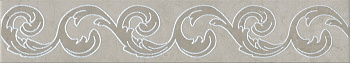 Бордюр OS\B159\SG1686 Монсанту серый светлый (7,2см*40,2см*8мм) (8шт/0,232м2) орнамент, шт