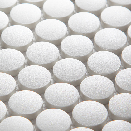 Противоскользящая мозаика Penny Round White Antislip, Non-Slip