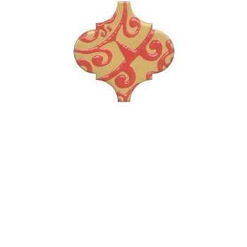 Декор OS\A39\65000 Арабески Майолика орнамент 6.5*6.5*7 (уп\26шт) , шт