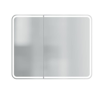 Зеркальный шкаф Creto Eles с LED-подсветкой 1000х800