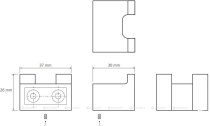 Крючок для полотенец Bemeta Via 135006232