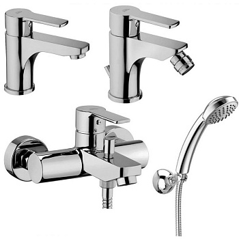 Набор смесителей  Paffoni Red 4 в 1 (сет 4) Набор смесителей  Paffoni Red 4 в 1 (сет 4)