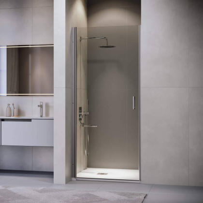 Душевая дверь  60*195 RGW LE-003-Gr Серый/Прозрачное/6 мм