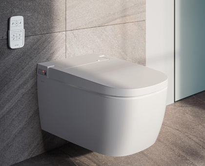 Интеллектуальный подвесной унитаз VitrA V-Care Basic Интеллектуальный подвесной унитаз VitrA V-Care Basic