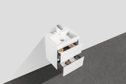 Раковина из искусственного мрамора BelBagno BB-500-PM-LVB