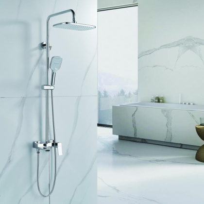 Душевая стойка со смесителем Shevanik S40 S4036 Душевая стойка со смесителем Shevanik S40 S4036