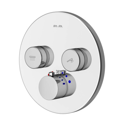 Смеситель Для ванны и душа с термостатом, монтируемый в стену F50A85700 Inspire 2.0 Смеситель Для ванны и душа с термостатом, монтируемый в стену F50A85700 Inspire 2.0