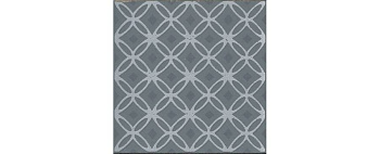 Декор VT\A607\1335 Агуста  1 синий матовый 9,8см*9,8см*7мм (1уп/30шт/), шт