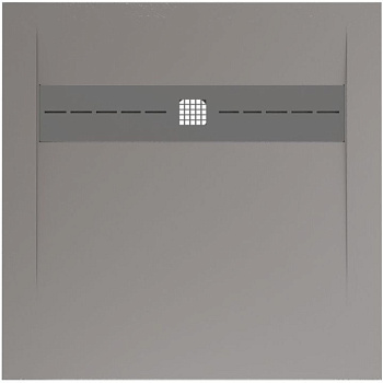 Душевой поддон Allen Brau Infinity 90x90 8.21001-PGM платина