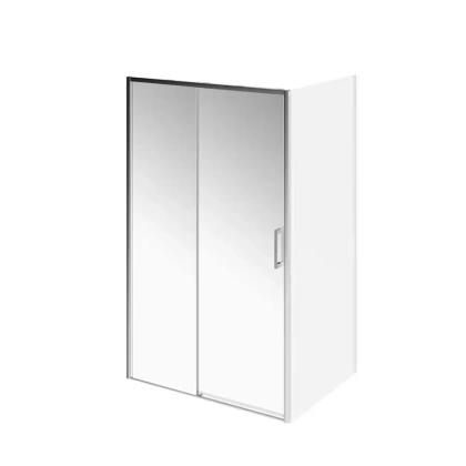 Душевая дверь LINDO, раздвижная с функцией soft close, 120х195, хром