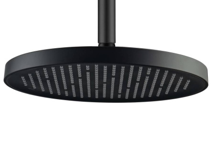 Верхний душ потолочный 260мм AQUATEK, матовый черный AQ2070MB 