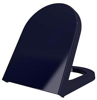 Сиденье с крышкой (soft close) Taormina/Jet Flush,дюропласт, глянцевый сапфир, A0300-010 (A0301-010), шт