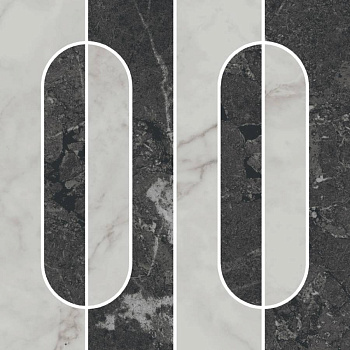 Декор Тубкаль наборный матовый обрезной 30x30x0,9