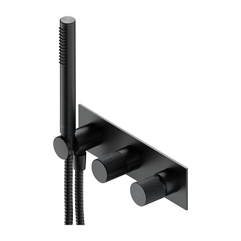 Смеситель для душа скрытого монтажа OMNIRES CONTOUR CT8035_1AT (антрацит)