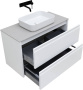 Тумба под раковину Allen Brau Fantasy 100 1.11003.WM белый матовый Тумба под раковину Allen Brau Fantasy 100 1.11003.WM белый матовый