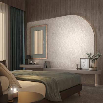 Обои виниловые Бульвар мотив, бежевый Обои виниловые Бульвар мотив, бежевый