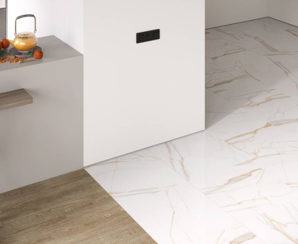 Calacatta goddes gold Керамогранит белый Полированный 60x60