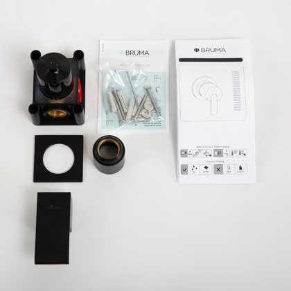 PORTA-DIM-SR Встраиваемый однорычажный смеситель на 1 выход, исполнение sunrise