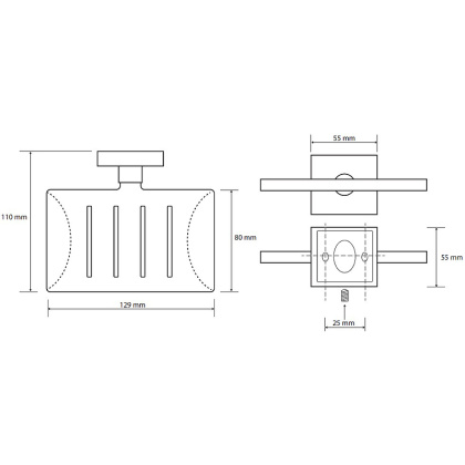 Прямоугольная мыльница