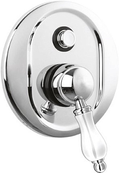 VENEZIA-VDIM-03/24-Bi Встраиваемый однорычажный смеситель для душа с переключателем, исполнение золото