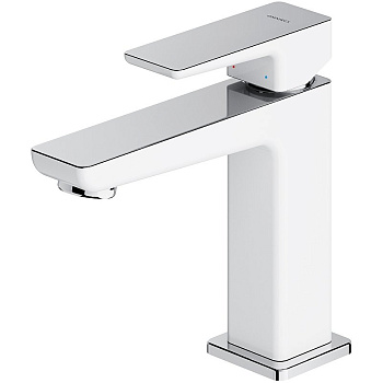 Смеситель для умывальника OMNIRES PARMA PM7410CRB (хром/белый)