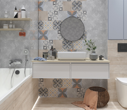 Керамогранит Ethno микс 13 18,6х18,6 Керамогранит Ethno микс 13 18,6х18,6