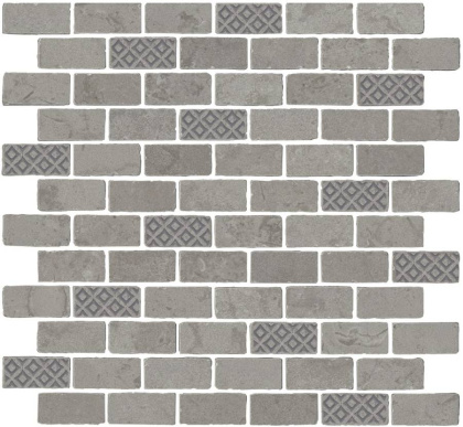 Декор 3 мозаичный MBD011 Про Лаймстоун Антика серый матовый 30см*32см*9мм (1уп/5шт/)., шт