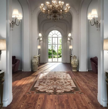 Керамогранит DD570600R Гранд Вуд декорированный обрезной 80*160*11(2шт/2,56м2), м2