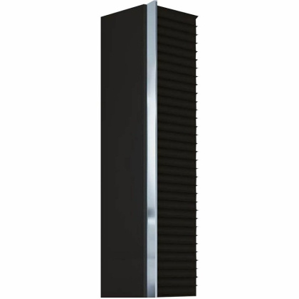 Пенал Canale черный+хром без ножек_Комплект 846-BCR Boheme Пенал Canale черный+хром без ножек_Комплект 846-BCR Boheme