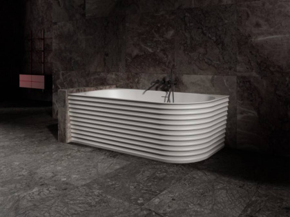 Ванна из литьевого мрамора Abber Stein 170х80 AS9651 L