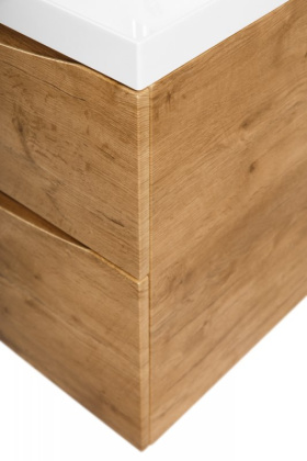 Тумба с раковиной подвесная BelBagno MARINO-H60 90 Rovere Nature, раковина белая