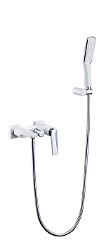 Смеситель для ванны с душ.гарнитуром VENTURO белый + хром Смеситель для ванны с душ.гарнитуром VENTURO белый + хром