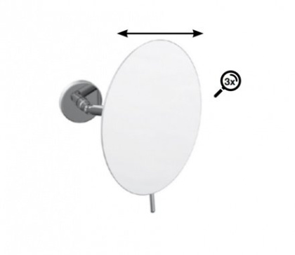 Косметическое зеркало без подсветки