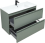 Тумба под раковину Allen Brau Eclipse 100 1.E1003.CGM олива матовый Тумба под раковину Allen Brau Eclipse 100 1.E1003.CGM олива матовый