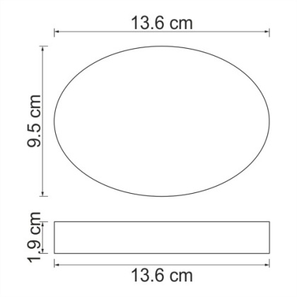 Мыльница Berkel, 13,6х1,9х9,5 см, белая, K-4929