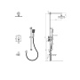 Встроенная душевая система RUSH Thira (TR3635-60)