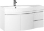 Тумба с раковиной Aquanet Опера 115 L белый (2 дверцы 2 ящика) Тумба с раковиной Aquanet Опера 115 L белый (2 дверцы 2 ящика)
