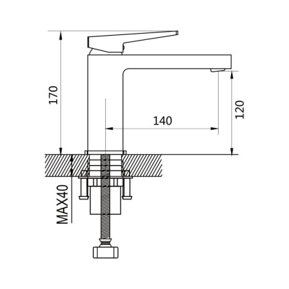Смеситель для раковины Shevanik S89 S8901-1