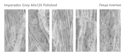 Керамогранит IMPERADOR GREY 60x120 POLISHED, Palacio