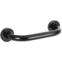 Поручень Bemeta Help 301100300 Черный матовый, 300 мм,  чёрный с крышками