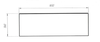 Акриловая ванна 1Marka Lil 140х90 L 01лил1490л