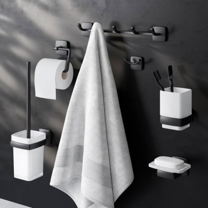 Набор аксессуаров для зоны красоты и туалета, черный AK90D2106B