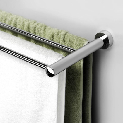Полка для полотенец Donau, 65х4,5х21 см, хром, K-9411