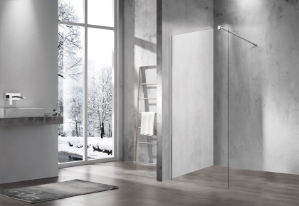 Душевая перегородка Walk-In VSW-1H100CL,1000*2000, хром, стекло прозрачное